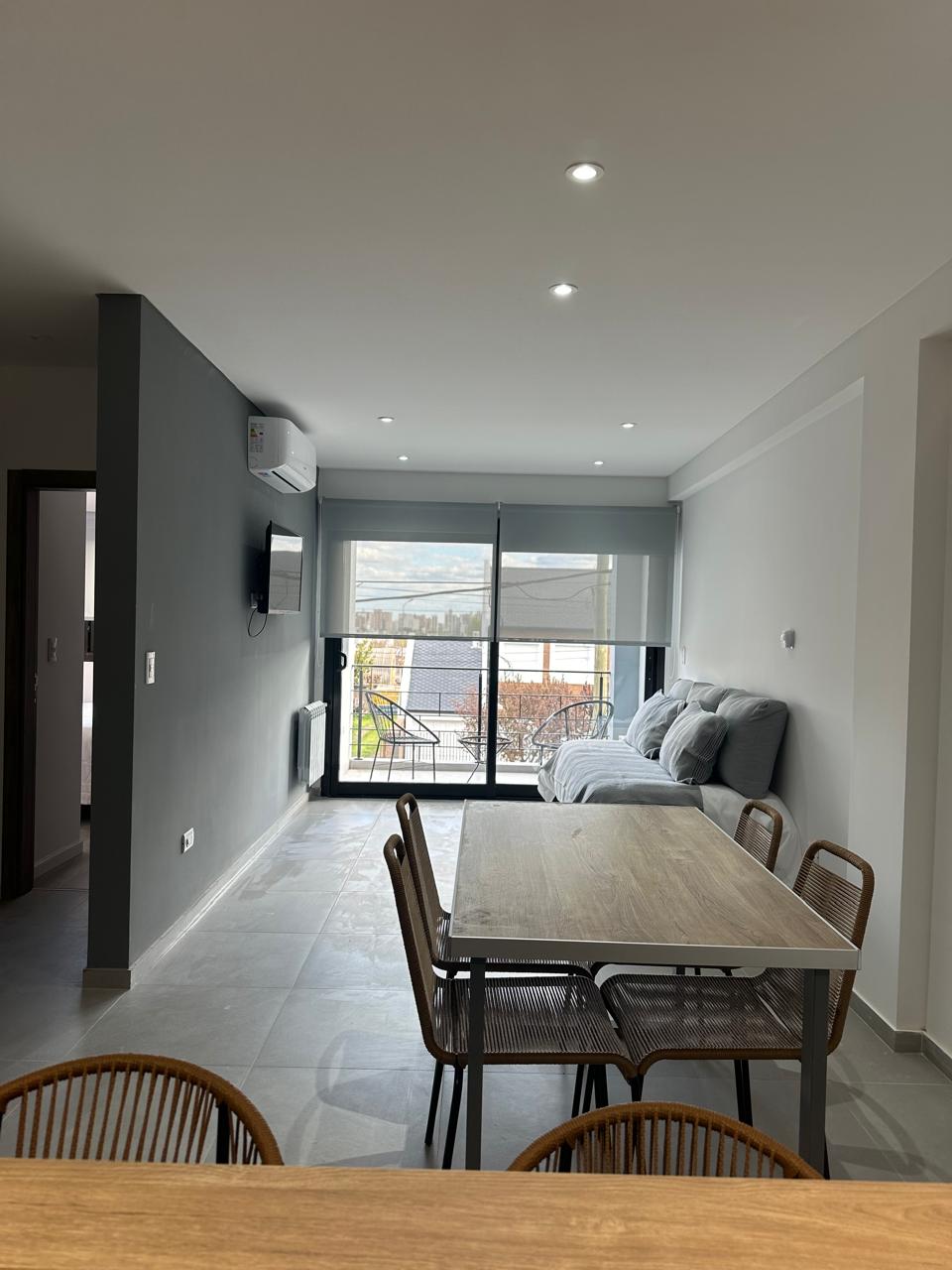 Living amplio 55m²